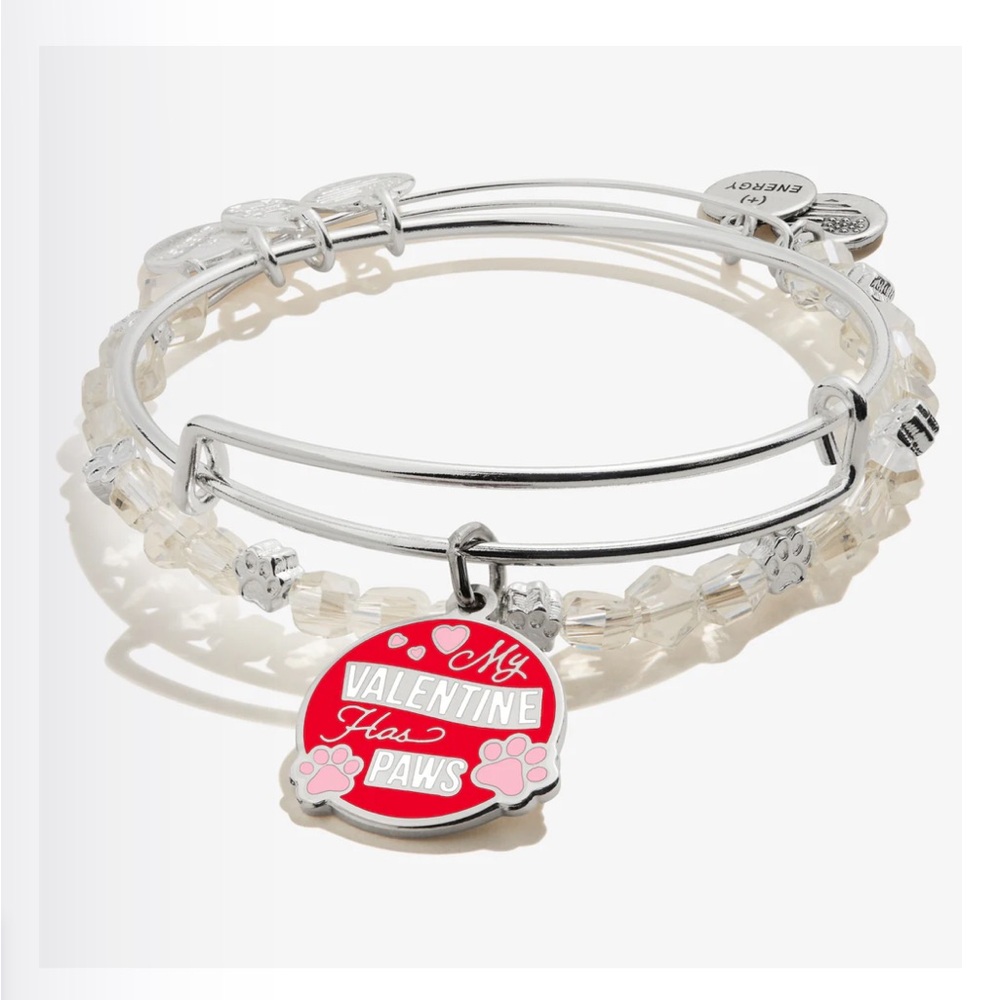 Alex and Ani My Valentine has Paws Bangle